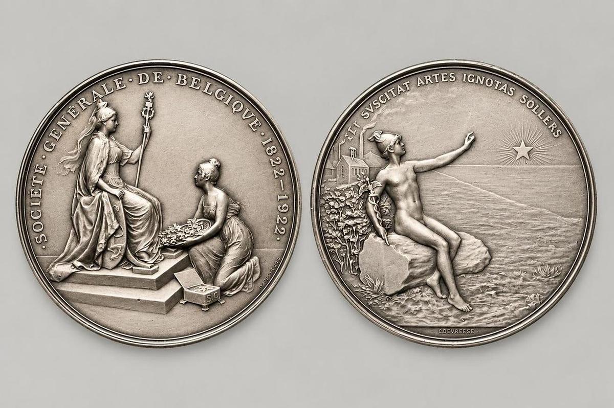 Oude medaille of onderscheiding
