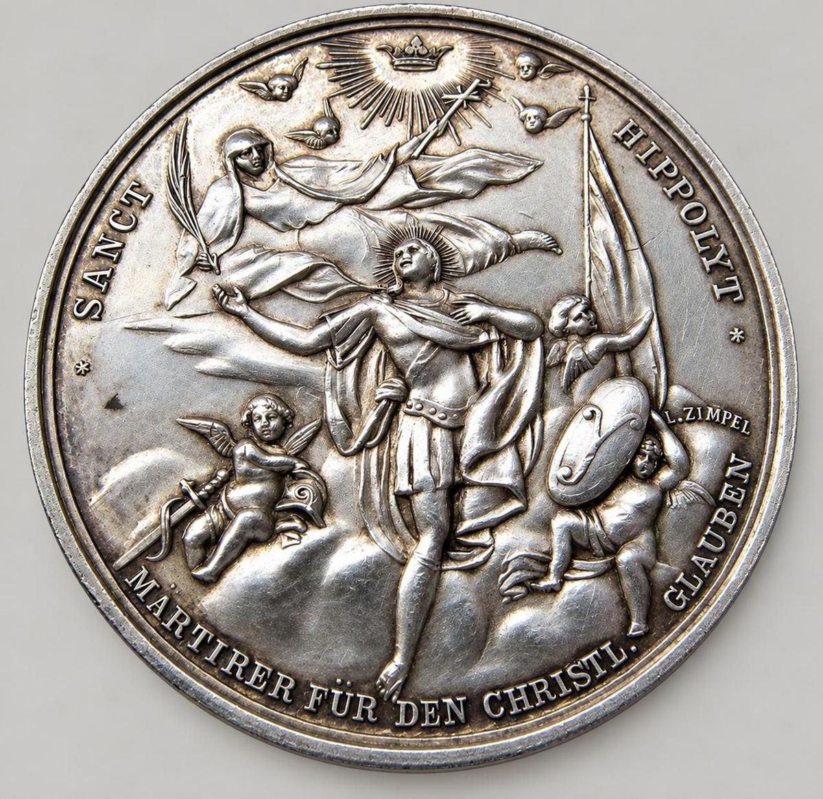 Oude medaille of onderscheiding